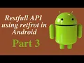 Rest API retrofit in android Part 3 Restful API Retrofit SQLite