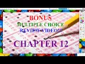 AP Statistics Chapter 12 - BONUS MULTIPLE CHOICE REVIEW