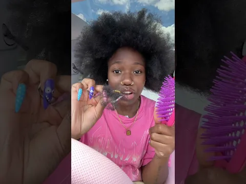 Vickey Cathey finally goes and get her nappy hair wash 😱 #shorts