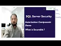 SQL Server Authorization Component Securable Demo