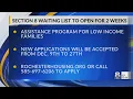 Section 8 waiting list to open for 2 weeks