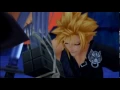 Cloud and Tifa in Kingdom Hearts II ALL Scenes