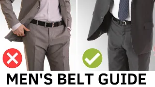 The Ultimate Men s Belt Guide - Size Material and Style