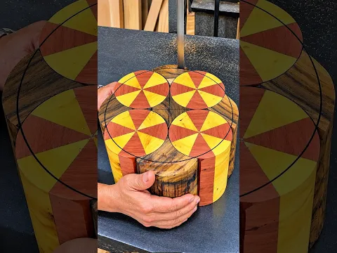 Satisfying Woodworking: Colorful Wooden Bowl #Woodturning #Woodworking #Woodart