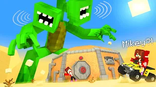MAIZEN : Mikey SIREN HEAD vs JJ Doomsday Bunker - Minecraft Animation