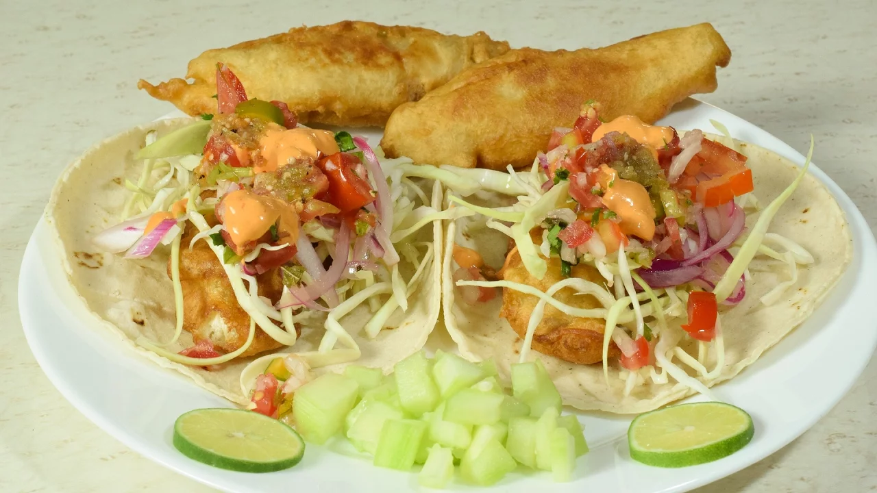 Tacos de Pescado Rebozado Deliciosos!!!!!!!!