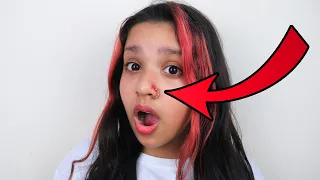 مقلب شفا ثقبت أنفها لا يفوتكم ردة فعل أهلي Nose Piercing Prank Shfa 