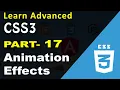 CSS Animation Effects in Hindi keyframes Learn Advanced CSS3 Tutorial in Hindi 2020
