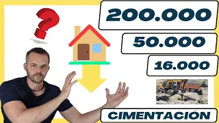 ¿Cuánto cuesta la cimentación de una casa de Madera, prefabricada o de obra?