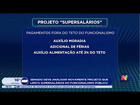Senado deve analisar novamente projeto que limita supersalários do funcionalismo público