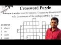 Crossword Puzzle of English Oppostite Words Interesting Puzzle Game to learn new English Words