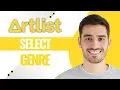 How To Select A Music Genre Using Artlist AI Full Guide
