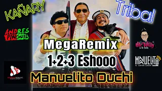 mega mix 1 2 3 esho x tio manuelito ca ari u0026 tribal ecuadorian dj andres pinguil 2025 deciembre