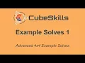 4x4 Advanced Example Solves 1