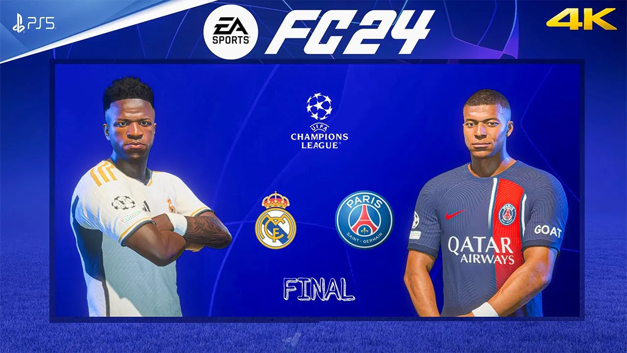 FC 24 - Real Madrid Vs PSG - Champions League Final 23/24 | PS5™ [4K60]