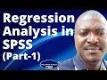 Regression Analysis in SPSS Part 1