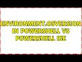 Environment OSVersion in PowerShell vs PowerShell ISE