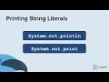 Literals and Escape Sequences