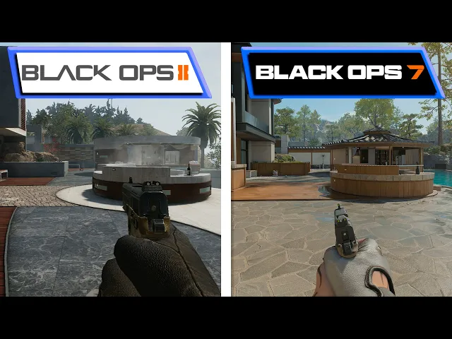 Call of Duty Black Ops 7 vs Black Ops 2 | Raid Map Remake Comparison