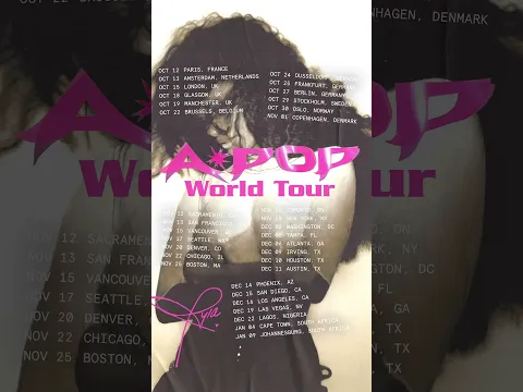 THE A*POP WORLD TOUR ⭐️ Sign up for early access now at tylaworld.com