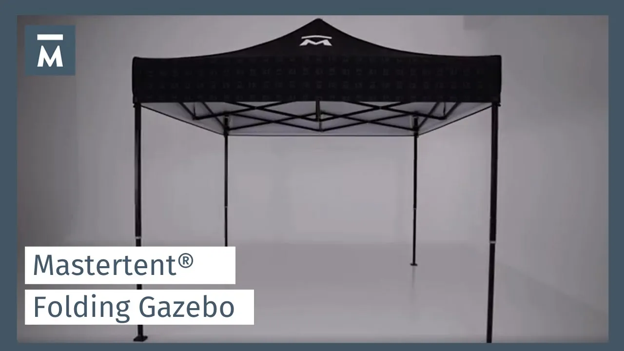 Mastertent — Black Pop-Up Tent Features (YouTube video ad)