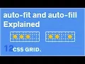 CSS GRID auto-fit and auto-fill 12 of 25