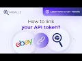 How to link my API token new user