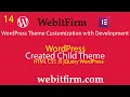 WordPress Theme Customization with Development for beginner tutorial part 14