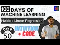 Multiple Linear Regression Geometric Intuition Code