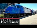Utah Transit Authority FrontRunner Commuter Train Provo Central to North Temple MPI MP36PH-3C