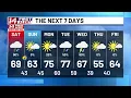 On alert for a few severe storms Saturday
