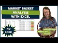 Market Basket Analysis Association Rule Mining With Excel