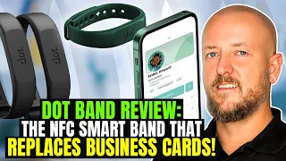 dot band review the nfc smart band that replaces business cards 