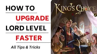 kings choice game how to upgrade lord level faster tips u0026 tricks
