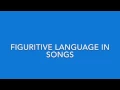 Figurative Language in Songs