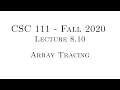 C Programming Fall 2020 - Lecture 8 10