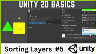 Sorting Layers Unity 2D Basics 5 By MNJ