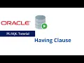 37 Having Clause in Oracle