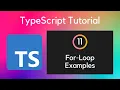 11 For Loop in TypeScript UiBrains NAVEEN SAGGAM Comeplete TypeScript Tutorial