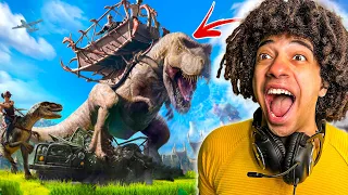 هجوم الديناصور العملاق علي شاور ببجي موبايل 