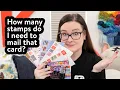 Mailing Cards Calculating Postage Tips for Cards