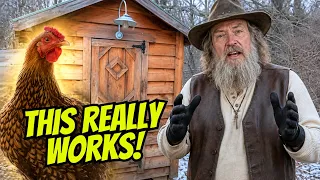 The Genius Frontier Trick To Heat A Chicken Coop With NO Electricity Save 5000 On Electricity