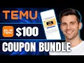 How to Use Temu 100 Coupon Bundle