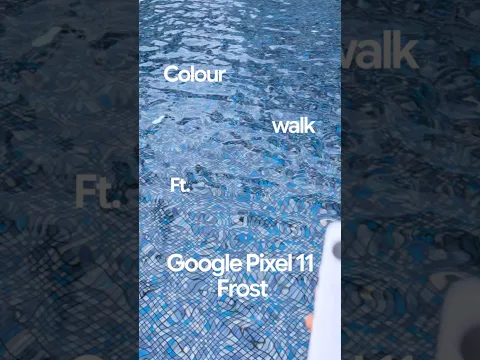 There's nothing that a colour walk with your Frost Google Pixel 11 can't fix 🤌🏻🩵
