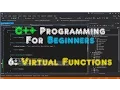 C Programming For Beginners - 6 Virtual Functions