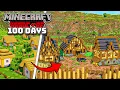 Lagu I Survived 100 DAYS TRANSFORMING a VILLAGE in HARDCORE Minecraft!!
