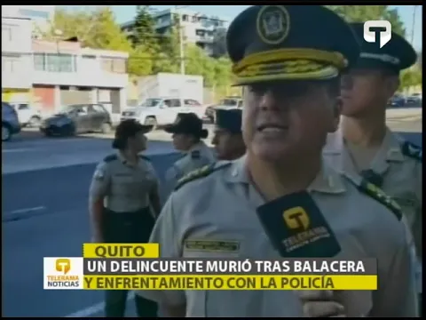 Un delincuente murió tras balacera y enfrentamiento con la policía