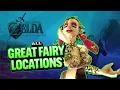 Ocarina of Time All Great Fairy Locations All Spells Upgrades