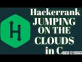 Jumping on the clouds hackerrank solution in c BE A GEEK Hindi
