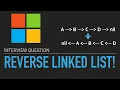 Reverse linked list - Swift interview